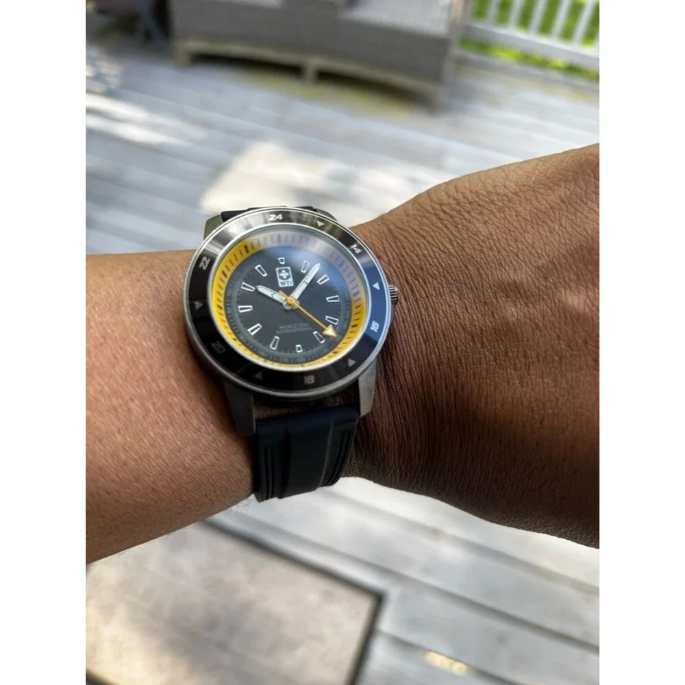 Black and Yellow Men's Sport Watch